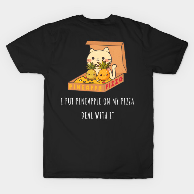 Funny Pineapple Pizza Kawaii by UnrealArtDude